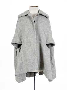 Coats: Ruby | Grey Casual Coat | Size S