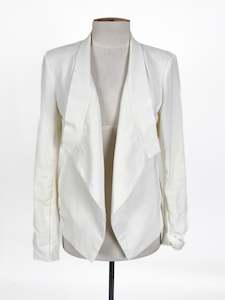 Decjuba | White Workwear Jacket | Size 10