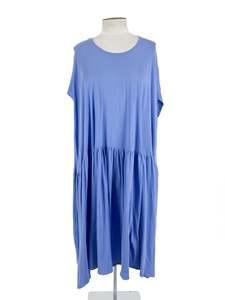 Designer: Kowtow - Blue Midi Dress (Size XL)