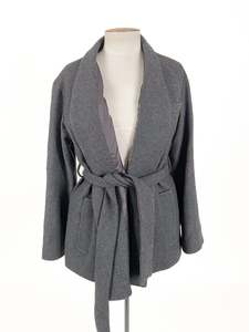 Coats: Witchery - Grey Coat (Size 12)