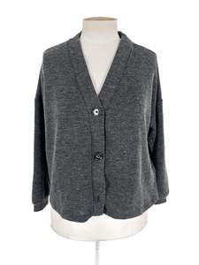 Knits Jackets Coats: Vila - Grey Cardigan (Size L)