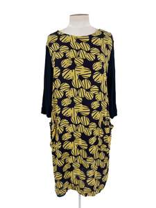 1 In Stock: Sills - Green & Black Midi Dress (Size 16)