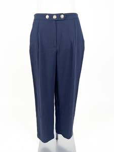 Zara | Navy Casual Pants | Size L