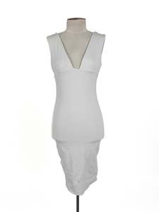 Kookai - White Midi Dress (Size M)