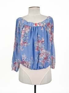 Forever New - Blue & Pink Bodysuit (Size XS)