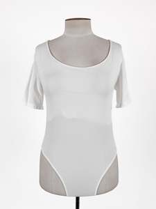Bodysuits: Decjuba | White Casual Top | Size XL/XXL