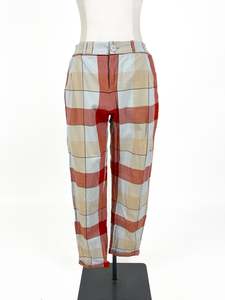 Plaid: Kowtow - Multicoloured Pants (Size XS)