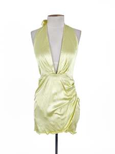 Plain: Zara - Yellow Mini Dress (Size M)