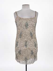 Zara | Gold Cocktail Dress | Size S