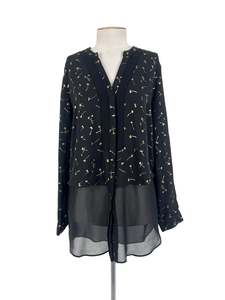 Whistle - Black Blouse (Size M)