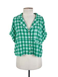 Tops: Nunui - Green Top (Size 8)