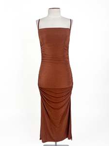 Maxi Dresses: Glassons | Brown Cocktail Dress | Size XS