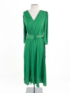 Maxi Dresses: OYSHO | Green Cocktail/Workwear Dress | Size XS