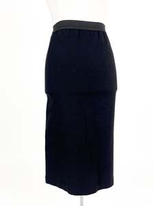 Midi Skirts: Miss Crabb | Black Casual/Cocktail Skirt | Size 10