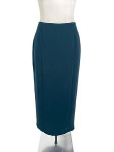 Maxi Skirts: Fredrick - Navy Midi Skirt (Size 14)