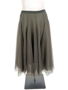 Maxi Skirts: C.REED - Green Maxi Skirt (Size M)