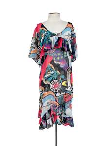 COOP by Trelise Cooper - Multicoloured Midi Dress (Size S)