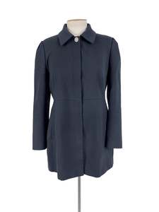 Coats: Zara - Black Coat (Size XL)