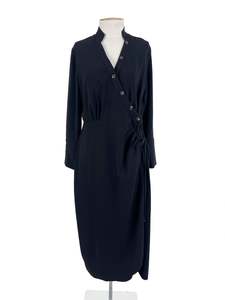 Veronika Maine - Black Midi Dress (Size 8)