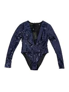 Bodysuits: Stolen Girlfriends Club - Blue Bodysuit (Size 8)