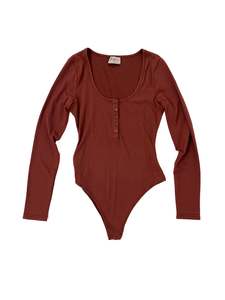 Bodysuits: She is us - Brown Bodysuit (Size 10)
