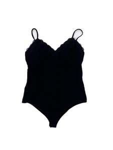 Love, Bonito - Black Bodysuit (Size 12)