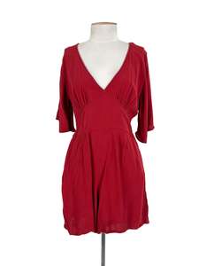 Jumpsuits Playsuits: Max - Red Playsuit (Size M)