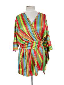 Forever Unique - Multicoloured Playsuit (Size 12)