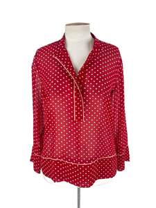 Polka Dots: Siren - Red Blouse (Size 12)