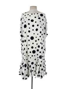 Trelise Cooper - White & Black Midi Dress (Size M)