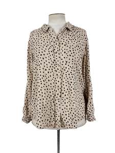 Polka Dots: Just Jeans - Brown Blouse (Size 12)