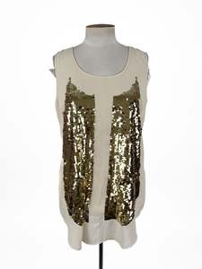 Augustine - Beige Tank Top (Size L)