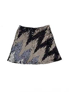 Sequin: French Connection - Multicoloured Mini Skirt (Size 4)