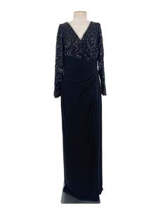 Sequin: Ralph Lauren - Black Maxi Dress (Size 10)