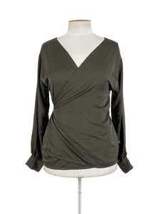 Tops: KILT - Green Blouse (Size 12)