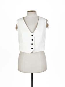 Tops: Zara - White Top (Size L)
