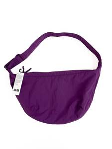Accessories: Uniqlo - Purple Bag (Size OS)