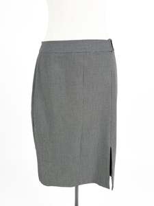 Midi Skirts: Portmans | Grey Skirt | Size 10