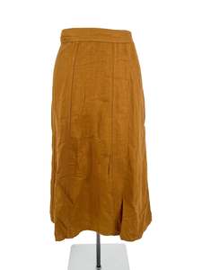 Zara - Brown Midi Skirt (Size L)