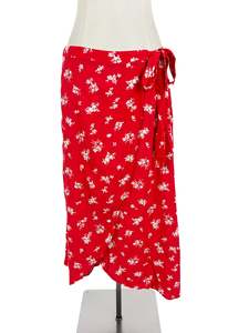 Maxi Skirts: Mango - Red Midi Skirt (Size M)