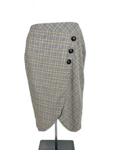 Maxi Skirts: ASOS - Grey Midi Skirt (Size 18)