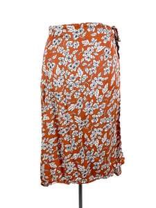 Billabong - Orange Midi Skirt (Size 14)