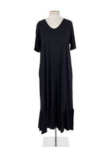 Kowtow - Black Midi Dress (Size L)