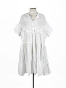 Ruby + Rain - White Mini Dress (Size 20)