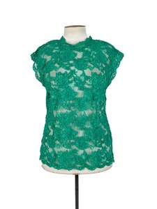 Designer: Alannah Hill - Green Blouse (Size 16)