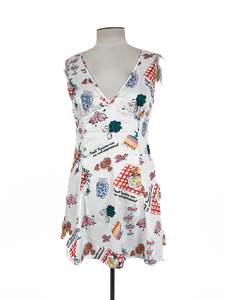 Final Clearance: Cider - White Mini Dress (Size L)