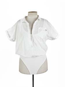 Zara - White Bodysuit (Size L)