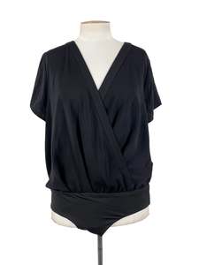 Willa - Black Bodysuit (Size 18)