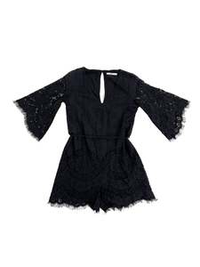 Jumpsuits Playsuits: Ruby - Black Playsuit (Size 6)