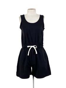 Jumpsuits Playsuits: Addison - Black Playsuit (Size 8)